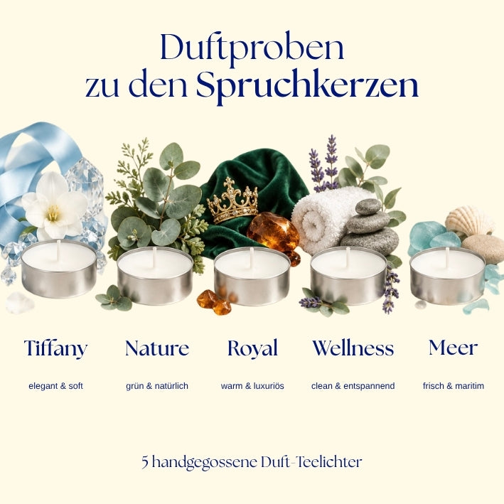 Duftproben - Spruchkerzen