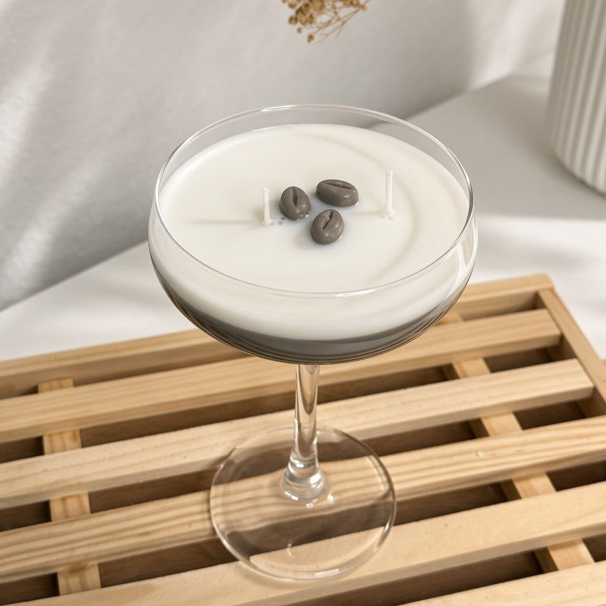 Espresso Martini Kerze