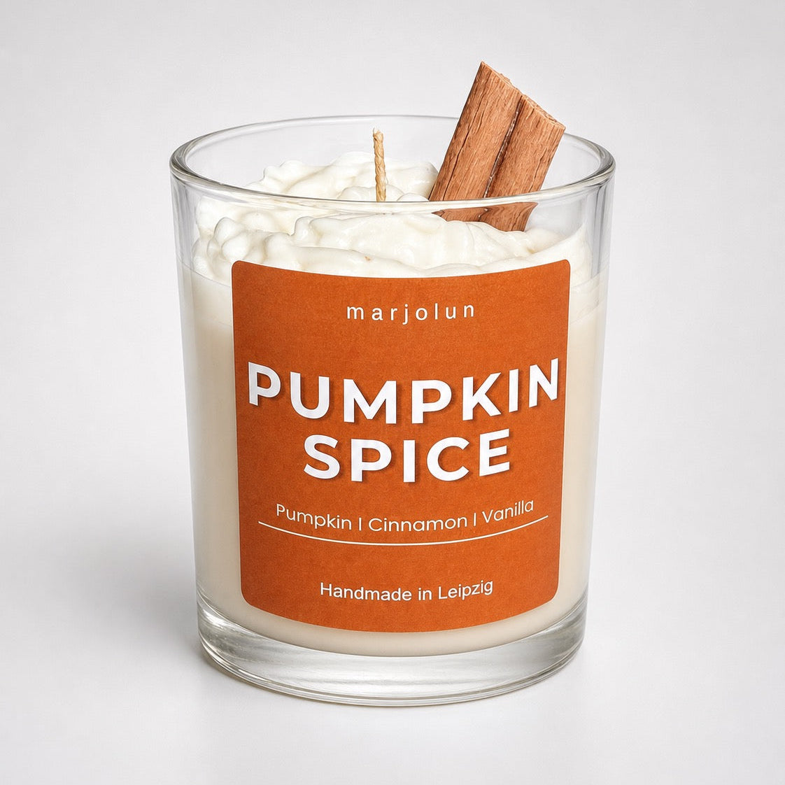 Pumpkin Spice mit Sahne Kerze