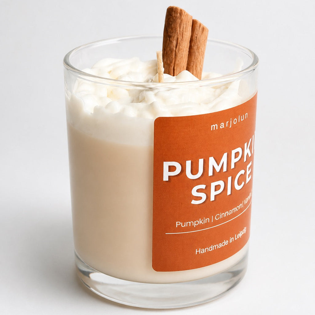 Pumpkin Spice mit Sahne Kerze