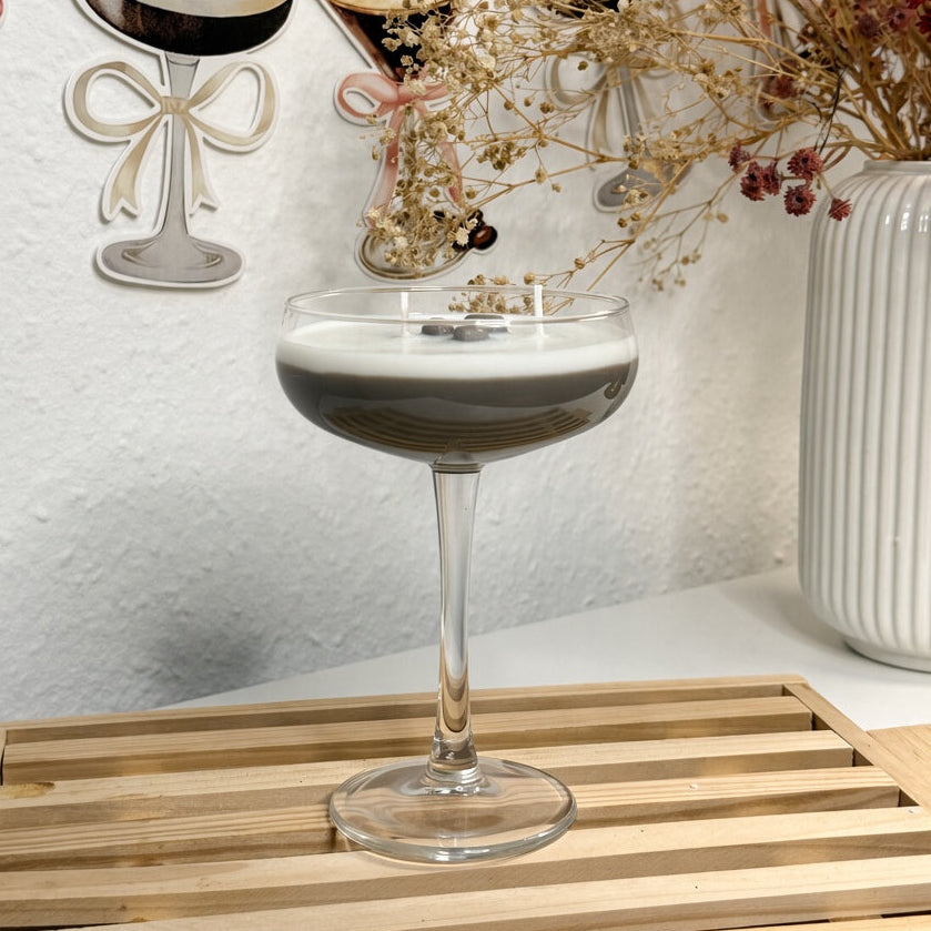Espresso Martini Kerze